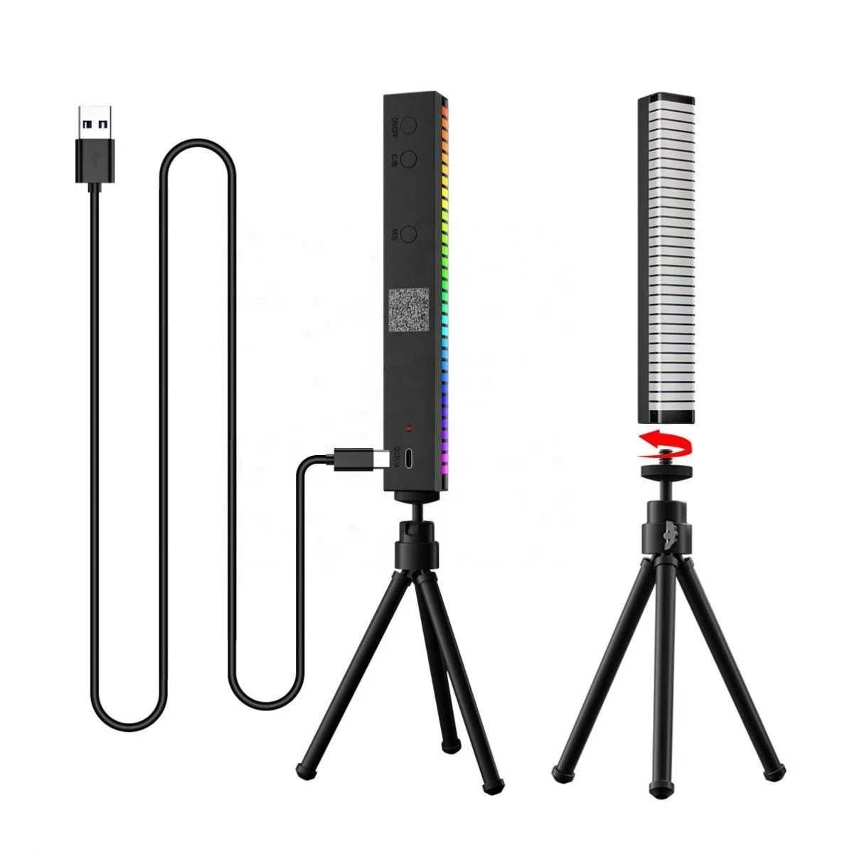 LED RGB Sound Control Light App Control Pickup Voice sound activated light Rhythm Color Ambient Lamp Bar of Music Ambient Lights