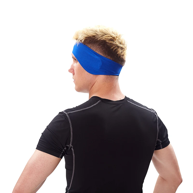 Absorbent new products china custom wide headbands sweatband for men sport ear warmers headband