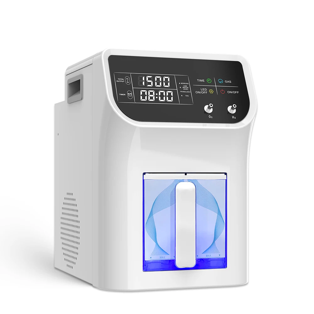 Cawolo 99.99% pure health hydrogen gas breathing machine PEM Hydrogen oxygen inhaler 900ML 1500ML 3000ML hydrogen generator