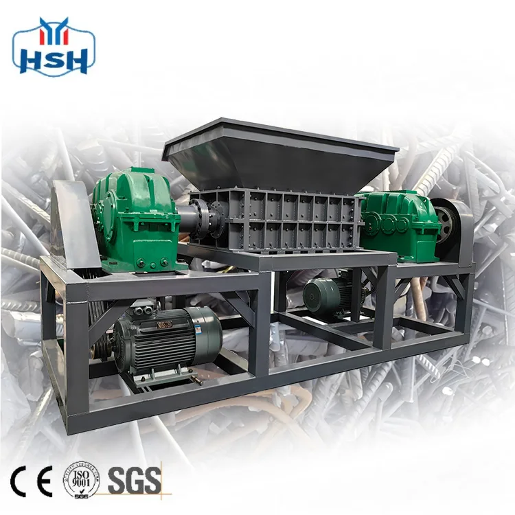 New arrival competitive price small metal shredder Metal Tin Tin Can Shredder metal body shell shredder