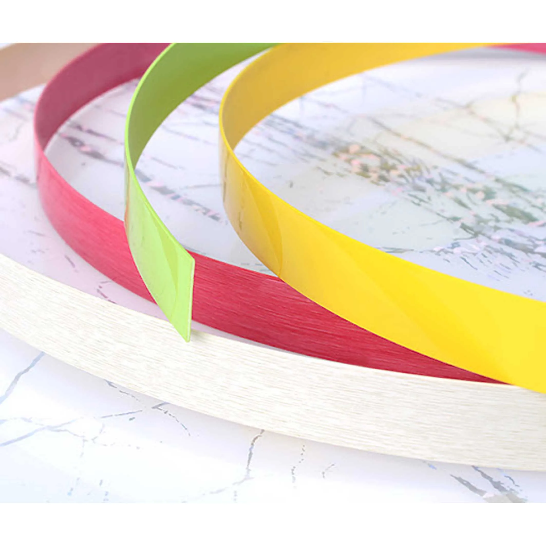 Self-Adhesive 3D PVC/ABS/Acryl Edge Banding Tape for Cabinets Furniture Accessories for MDF Panel for Wood Plastic Melamine