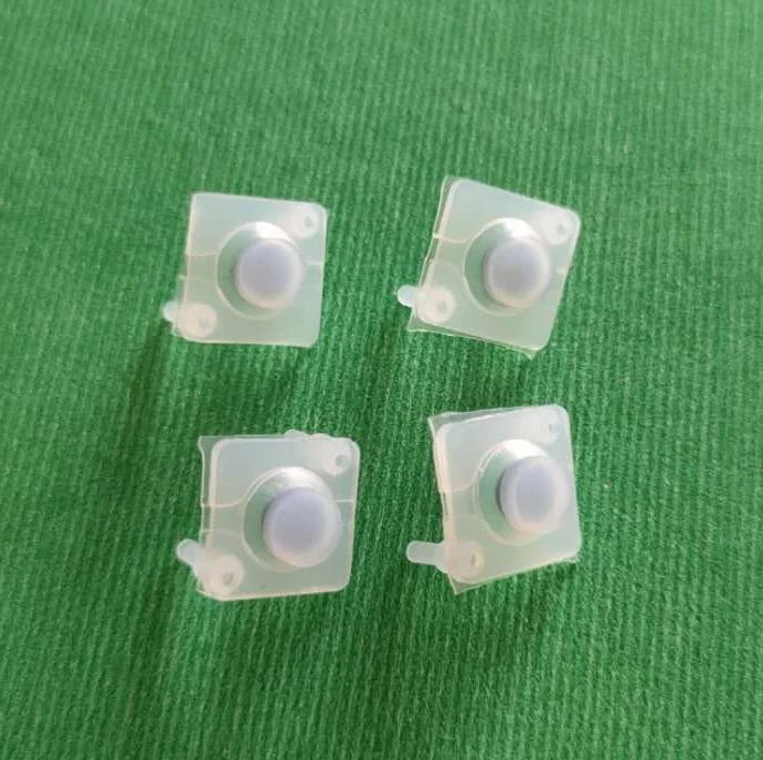 100pcs/bag Drop Shipping silicone conductive single button 10*10*5mm electronic silicone rubber keypad