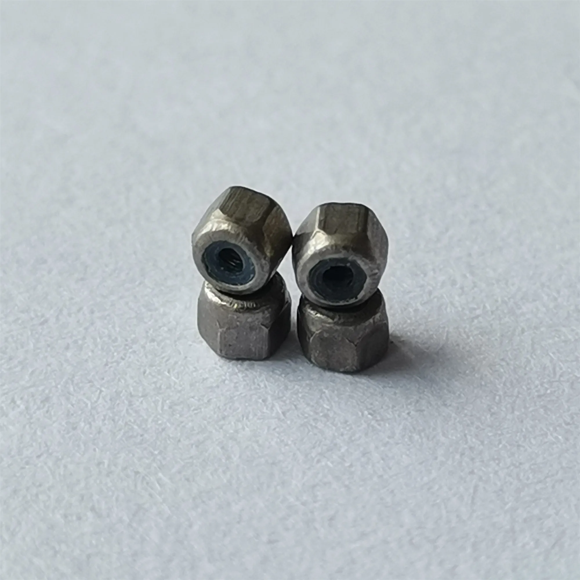 Silver anti-loose lock nuts fingerboard locknuts
