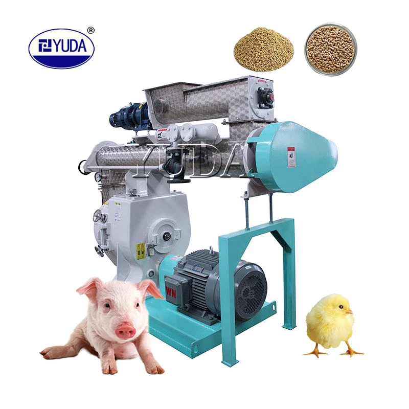 YUDA Pig Feed Pelletizer Pellet Machine Chicken Feed Pellet Machine Animal Feed Granulated Machine
