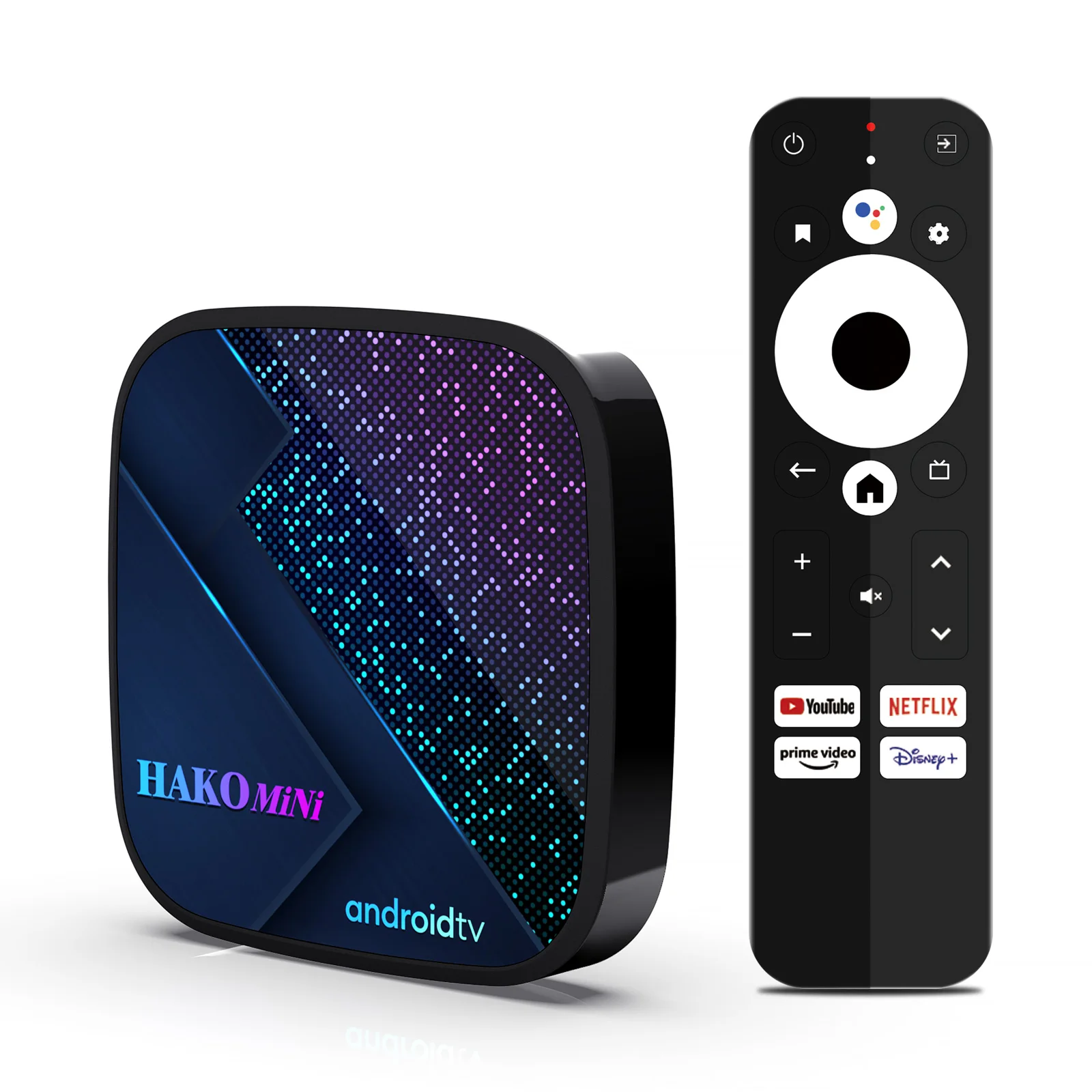 Google Certificate Hakomini TV Box Android TV OS Amlogic S905Y4 2GB DDR4 8GB Dual Wifi Android 11 4K HD