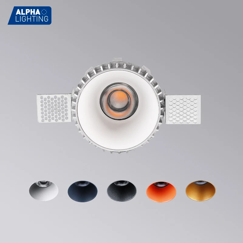 Hot selling New Concept IP54 Easy Installation10W Trimless Led Cob Recessed Downlight