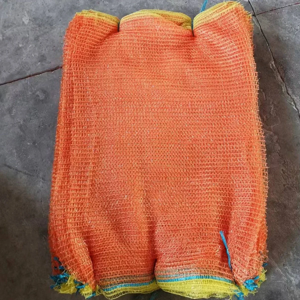 Top factory supplier raschel bag recycled raschel mesh bags for vegetable packaging garlic onion potato carrot pepper cabbage