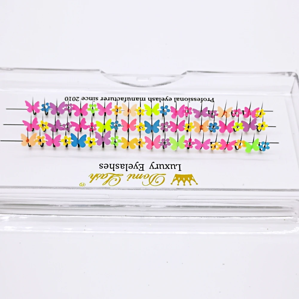 DIY Big Butterfly Lash Extension Cosplay Makeup Beauty Individual Eyelashes Extension Wholesale Supplier