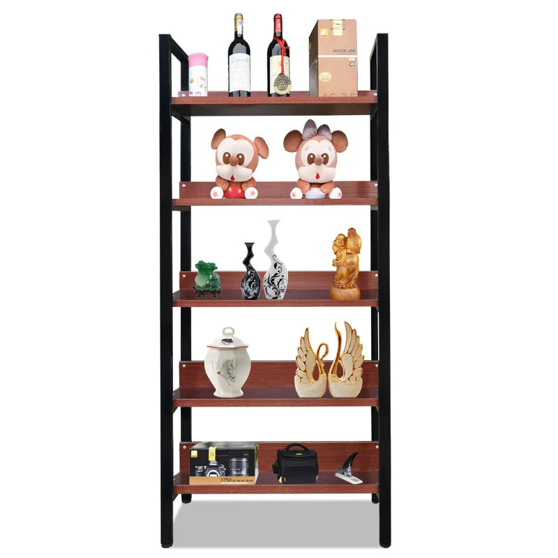 Hot Selling Wooden Modern Bookshelf 4-tier Multi-layer Easy Assemble Book Rack Bookshelves