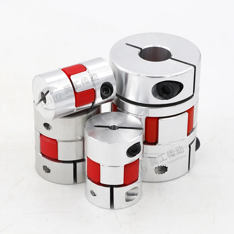 XL 20 25 30 8mm rotary encoder couplings spider jaw rotex aluminum Plum shaft couplings For cnc Servo Motor Miniature Ball Screw