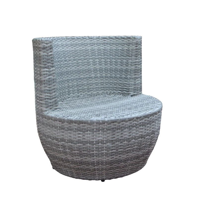 balcony set Vase shape rattan patio garden Outdoor Stacked table and chairs set for courtyard and villa
