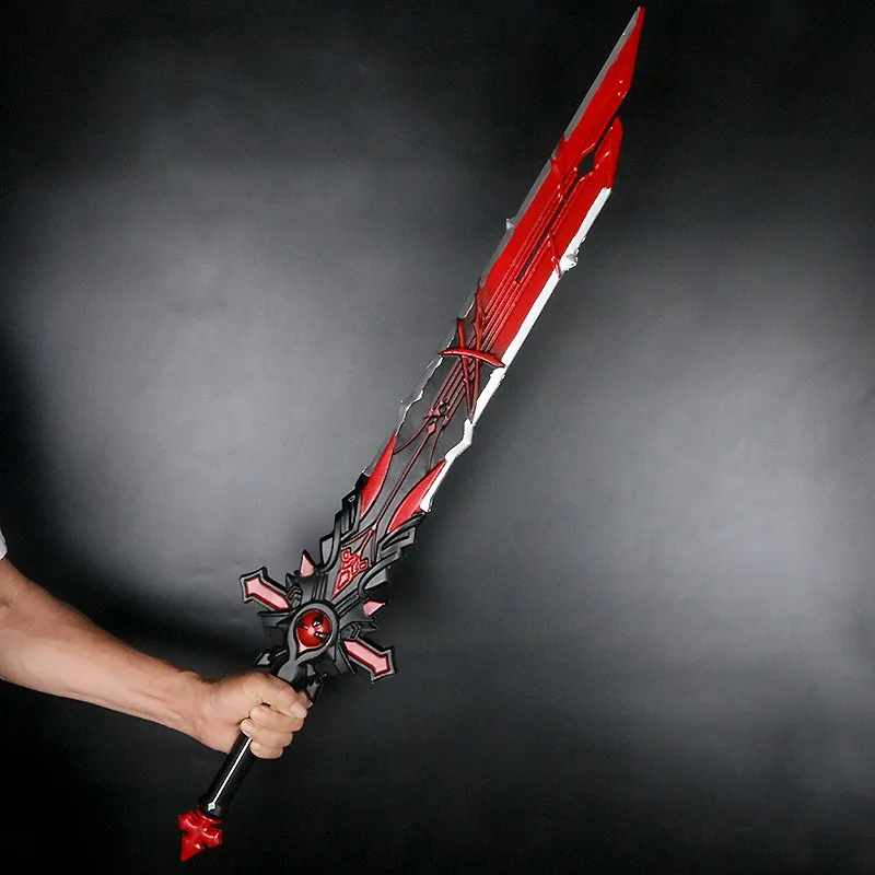 Popular Genshin Impact Accessory Carnival Cosplay Props End Of The Wolf PU Soft Toy Sword