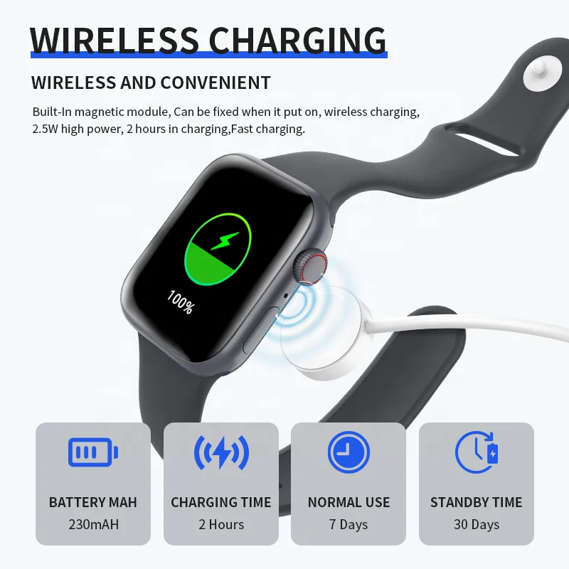 New 320*380 resolution hd 1.82inch center effect no black edge 3.5D curved large screen 230 mAh capacity hw37plus Smart Watch