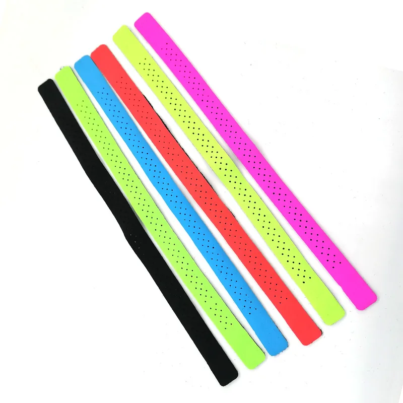 Running Hook And Loop Elastic Arm Band Gym Adjustable Heart Rate Monitor Arm Strap watch strap custom logo hook and loop strap