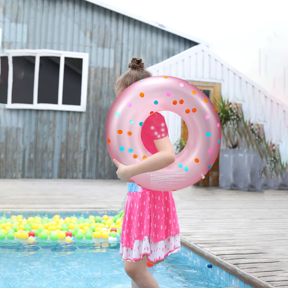 Certified 6P PVC swimming floating ring swimming tube flotadores de piscina floating pool toy