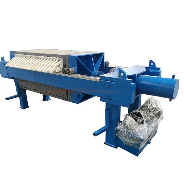 Hydraulic Membrane Press Filter for Solid Liquid Separation, Wastewater Sludge Dewatering Filter Press Machine