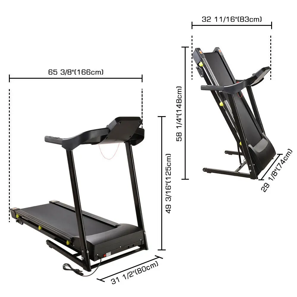 new model moveable 2.0hp home used fitness equipment running machine with big running belt