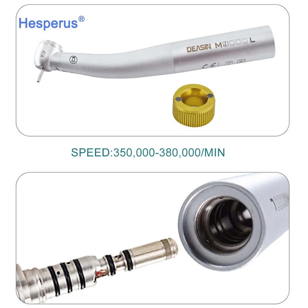 dental portable unit handpiece highspeed Turbine dental handpiece M9000L Fiber Optic led dental handpiece  For Kavo Coupling