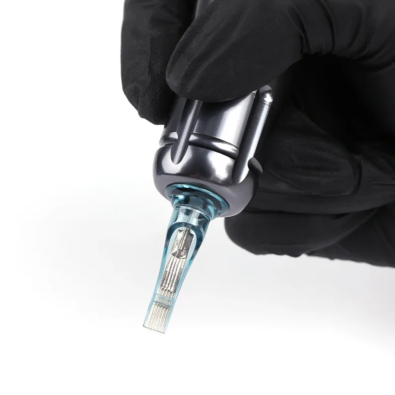 Tattoo Cartridge Needle Machine Pen Cartridges Blue Star 10pcs Needles Supplies PMU Microblade Professional Kit RL RS M1 RM