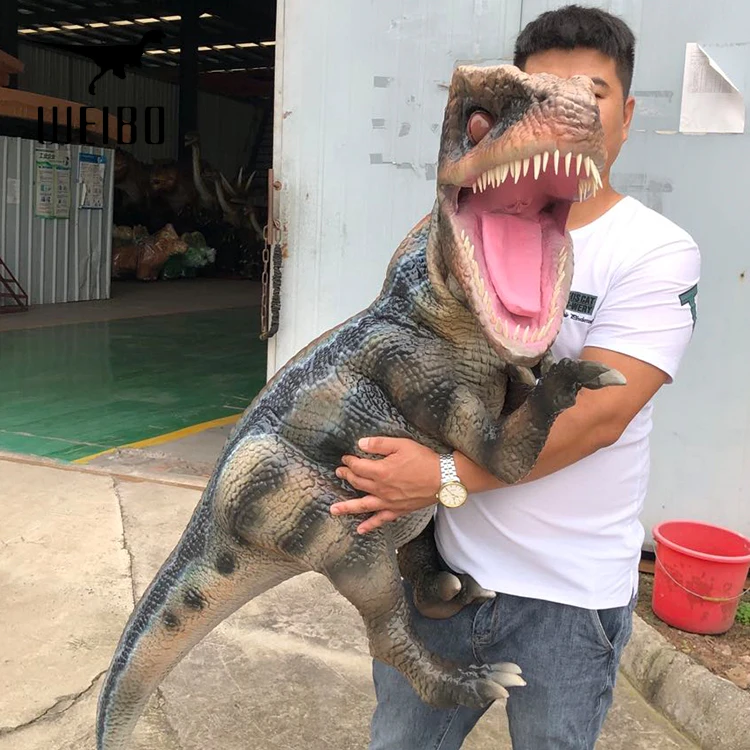 Суперреалистичная кукла-динозавр t-rex с ручным управлением