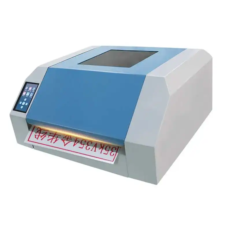 Roll to Roll thermal ribbon transfer Label Printer for large format outdoor label sticker printing Digital Label Sticker Printer