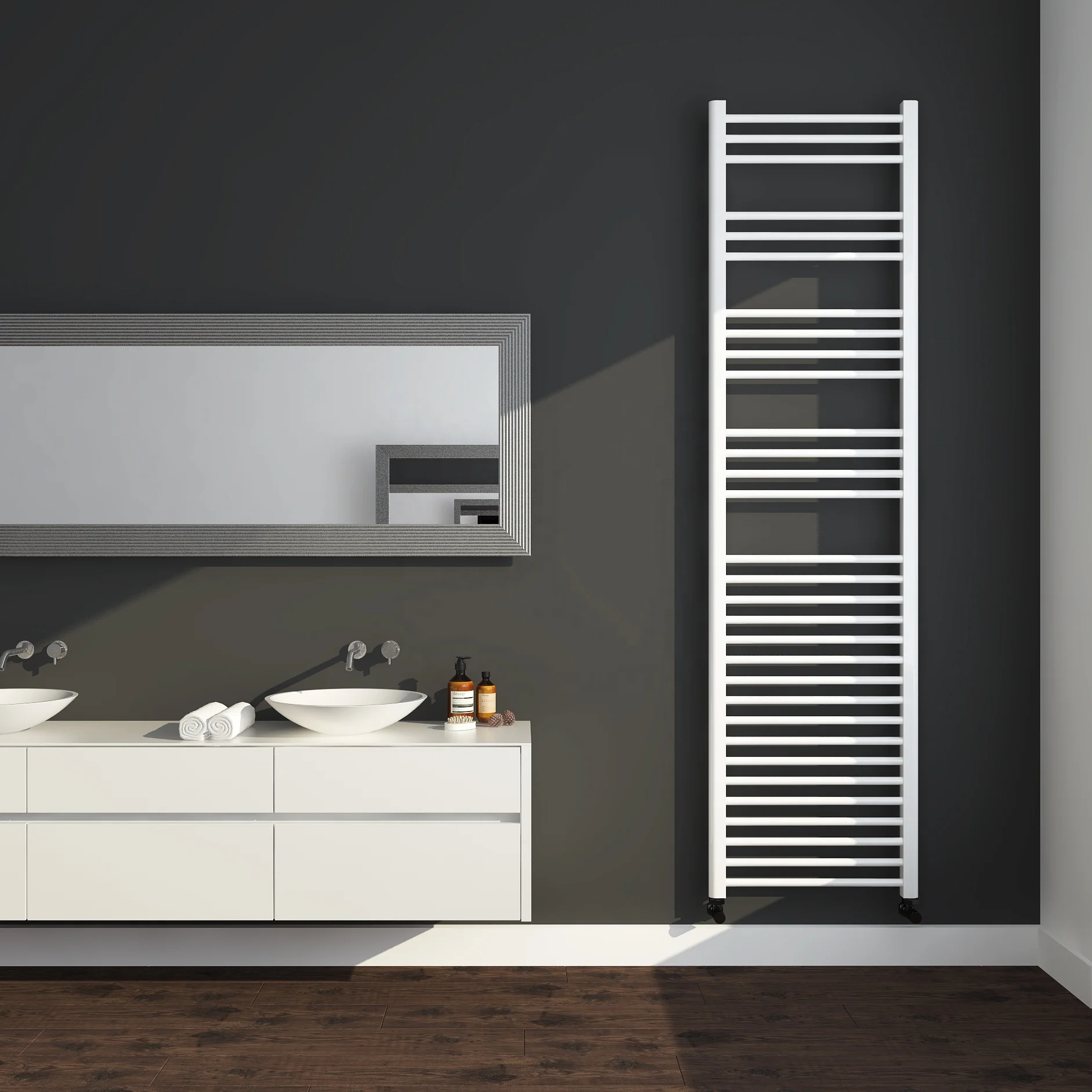 SUN-D11Hot design bath stainless steel towel radiator drying towel electric heating warmer bathroom towel rack
