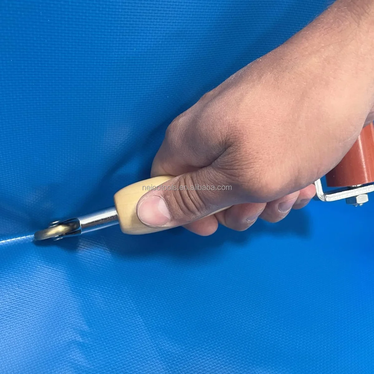 28mm Double end Silicone Seam/Brass Detail Roller Combo Seam Rollers  for PVC/TPO/EPDM Single Ply Roofing and Tape Hot Air Tools