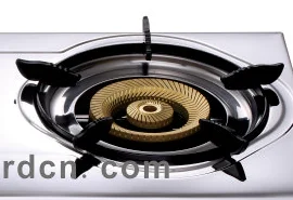 
Foshan factory supply cheap stainless steel cooking appliance Table gas stove with Cast Iron Burner & Brass Cap YG-G2037 