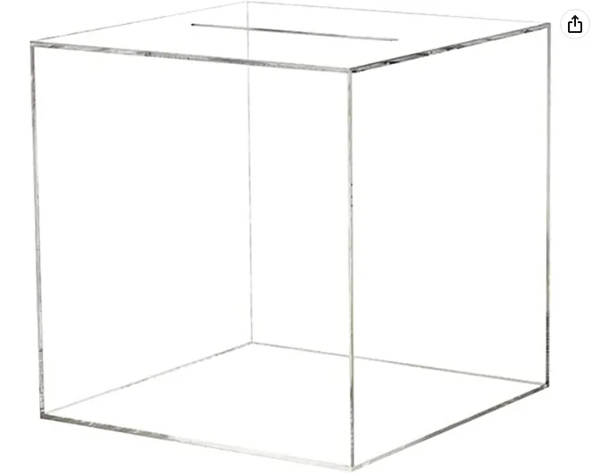 Must Break to Open Acrylic Unopenable Piggy Bank Personal Money Jar clear Acrylic Money Saving Box for Cash Saving