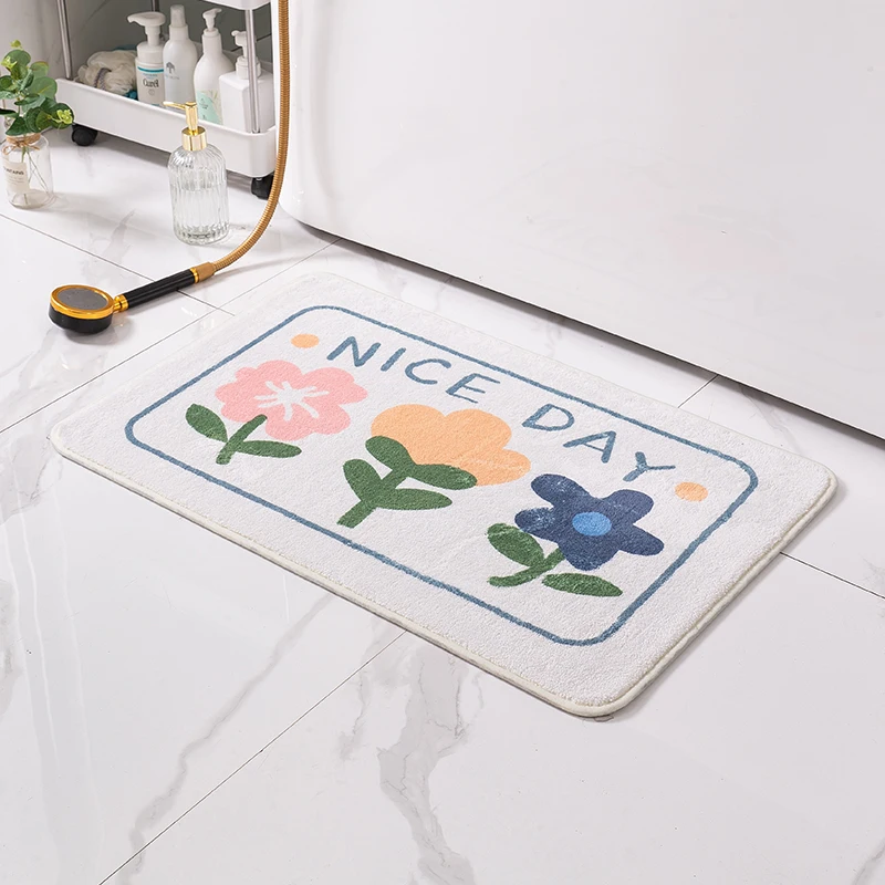 Best Design  extra soft u shape Wholesale Wholesale non slip bath mat rug entrance carpet printed rug carpet