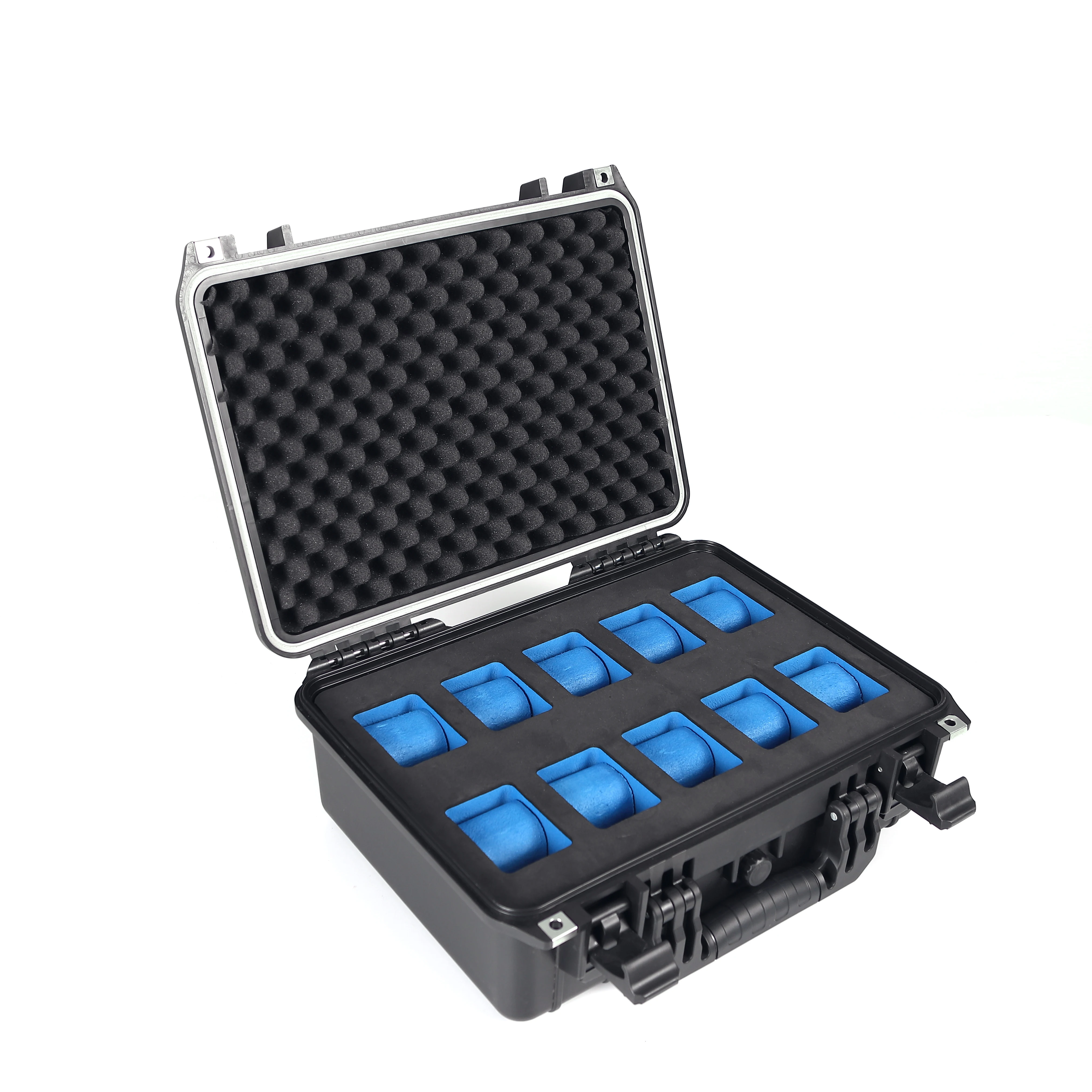 Waterproof Durable Watertight Equipment Photography with Hard Carry Pull Handle Plastic Transit Case Pick and Pluck Foam