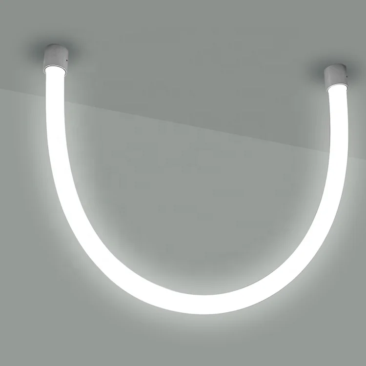 Hot Sale Neon Lamp With Full Accessories 360 Degree LED Flexible IP65 Waterproof 28mm Diameter Silicone Round Neon Tube Light