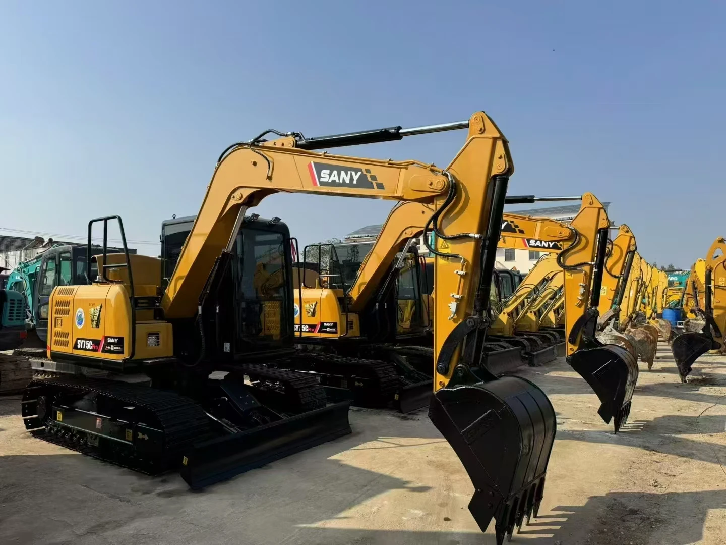 0riginal Chinese Brand Sany Sy75c Pro Used Excavator  7.5 Ton Mini Excavator With Cheap Price