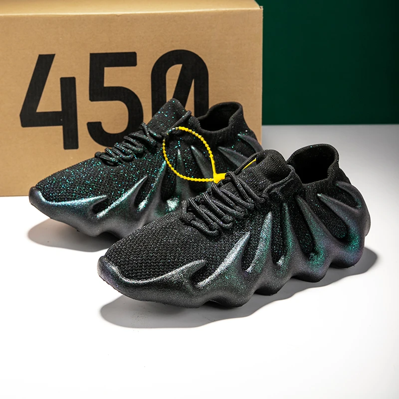 450  Lovers coconut shoes 2021 new flying shoes women and men sports leisure breathable shoes