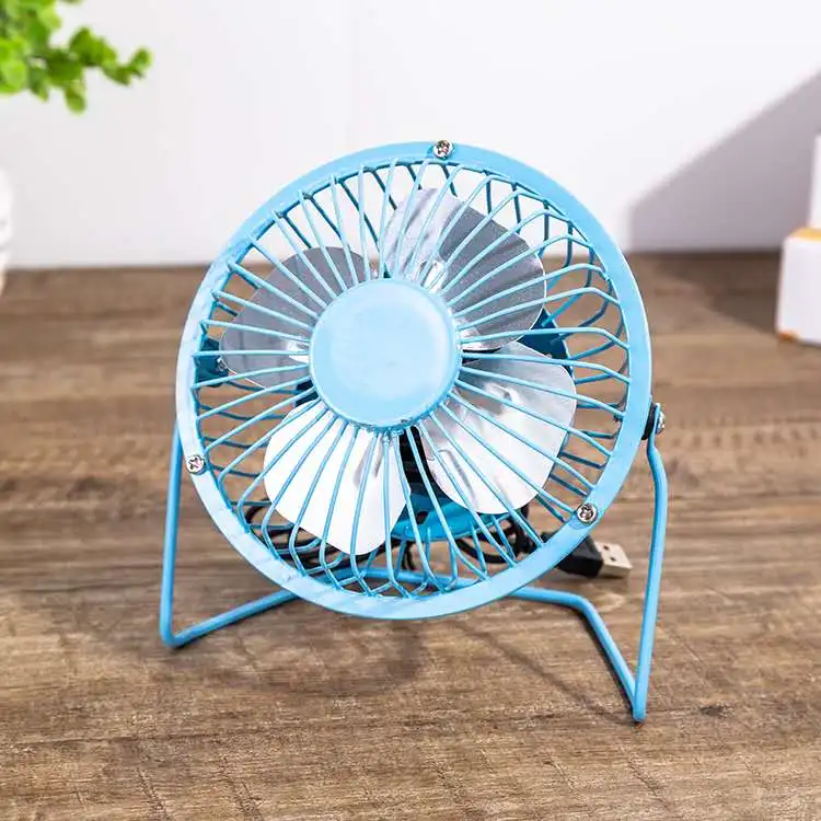 4 Inch USB Mini Desk Table Fan China Metal Body Quiet Small Portable Micro USB Electric Stand Cooling 5V USB Fan