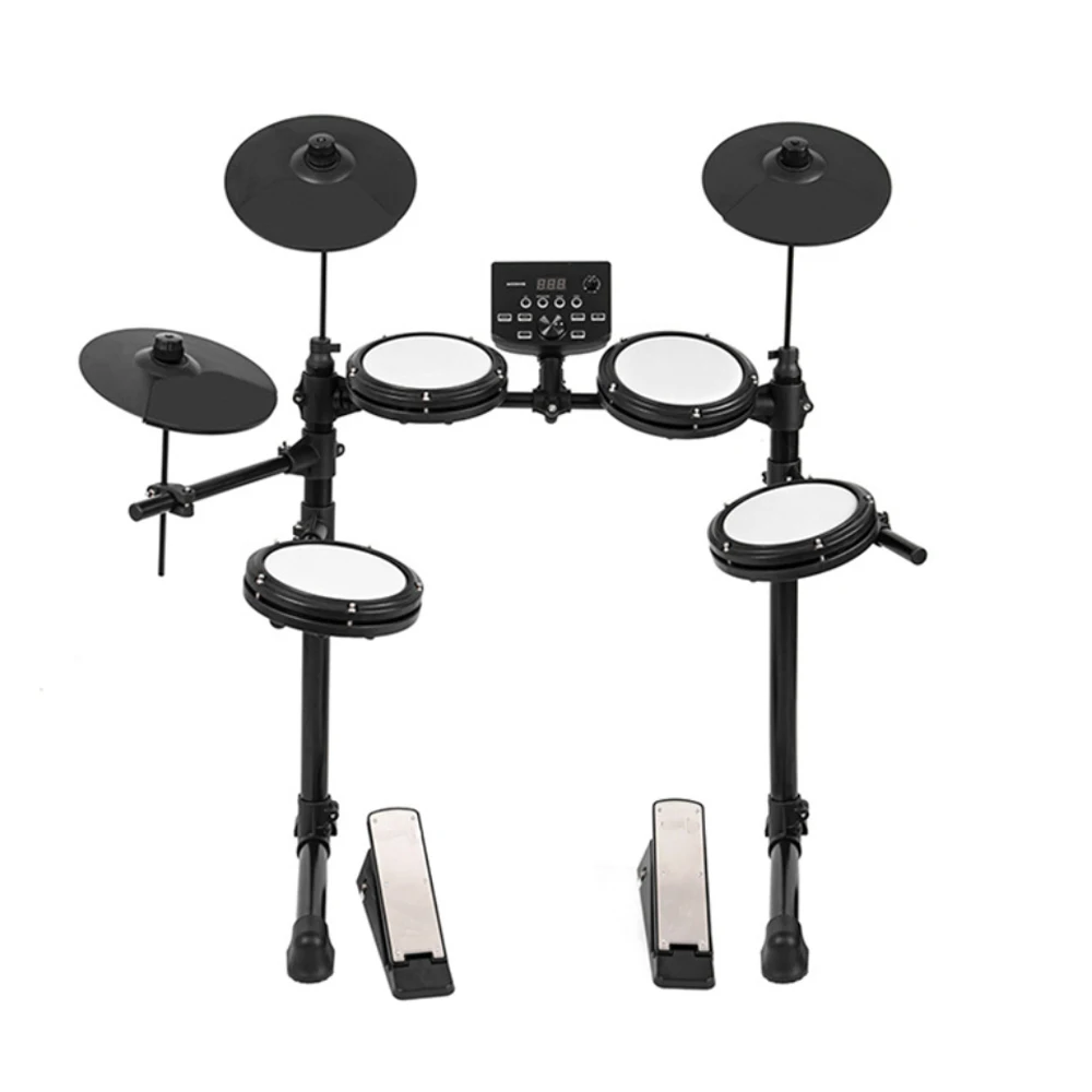 Hotsell 5-Piece Adults Digital Drum With Rubber Mesh Head Electric Drum Electronic Drum
