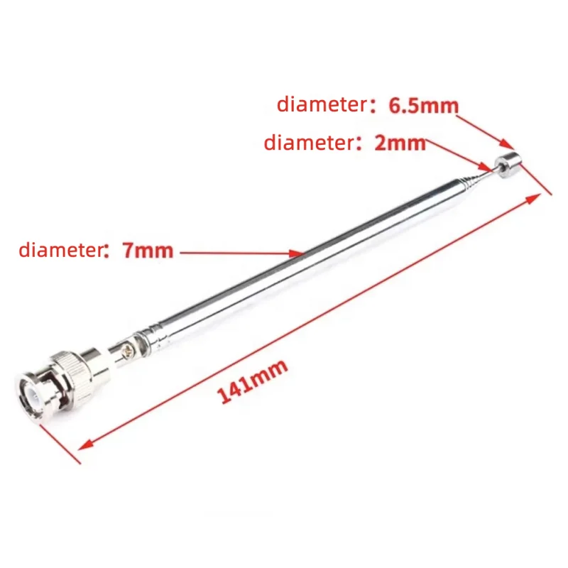 Dual-band remote walkie-talkie telescopic antenna whip FM transceiver Signal enhancement tie rod antenna