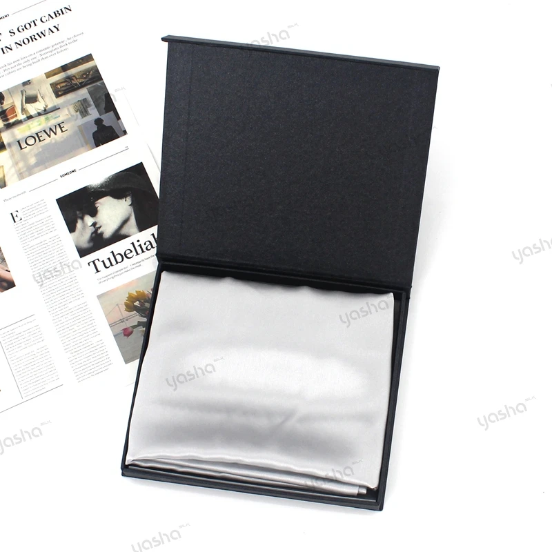 Luxury 6a Grade 16/19/22 Momme Mulberry Silk Pillowcase for Hair and Skin Health