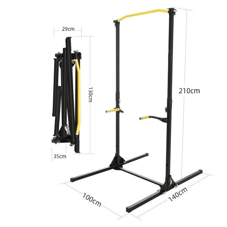 wholesale outdoor folding training pull up bar chin up station dip stands door gym chin  multi functional horizontal up bar