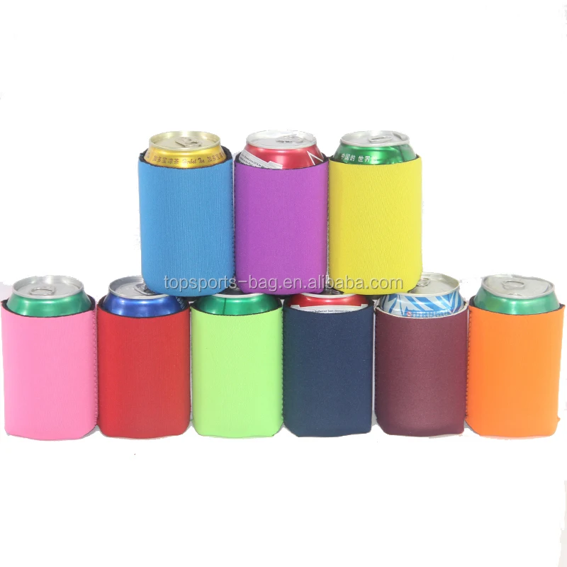Drop Shipping Party Blank Can Coolers (4, 6,12 Bulk Pack) Blank Beer Coolies Sleeves Neoprene