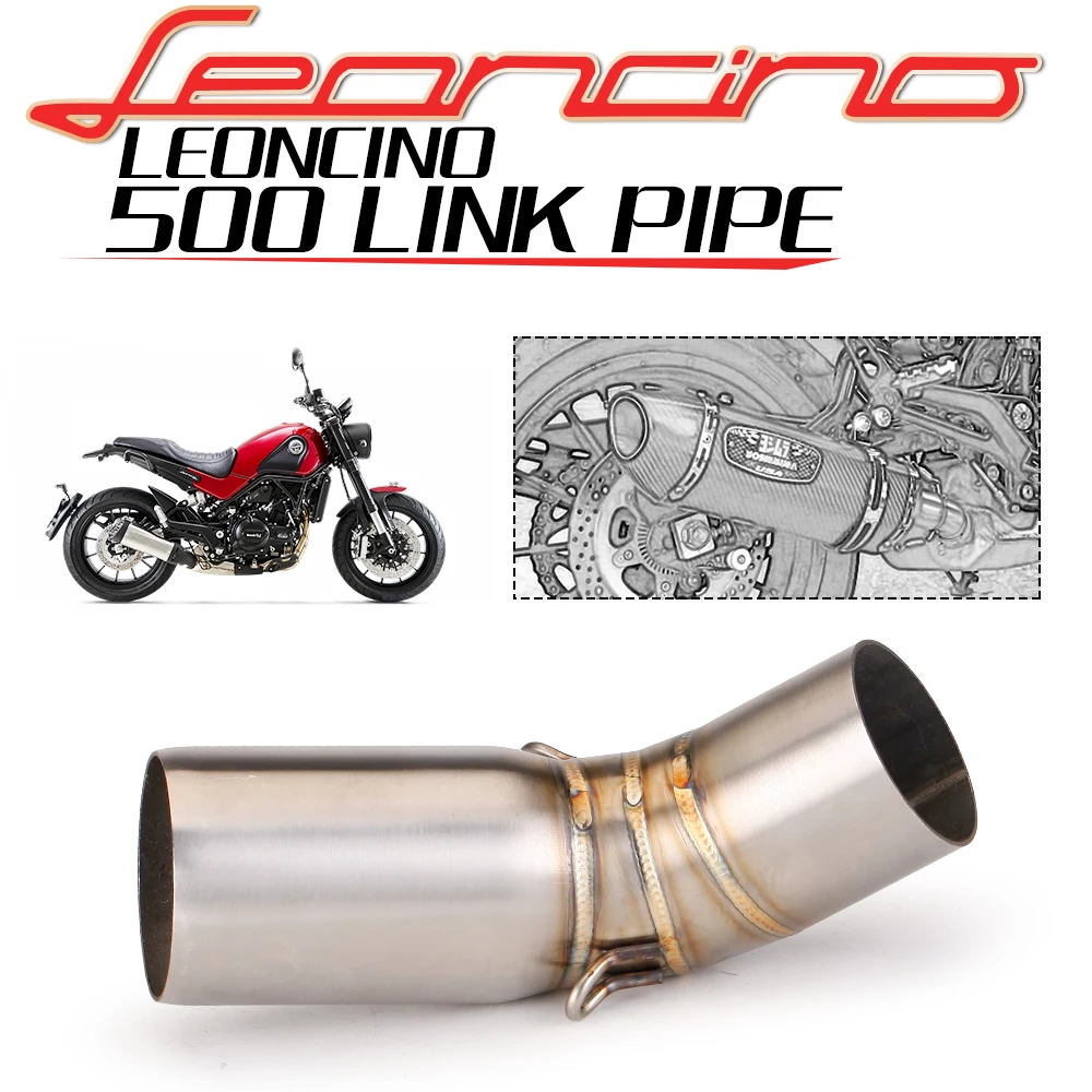 Muffler For Motorcycle Exhaust 38/51mm With DB killer Motorbike silencer FOR Benelli Leoncino 500 leoncinX 2016-2018 Leoncino500