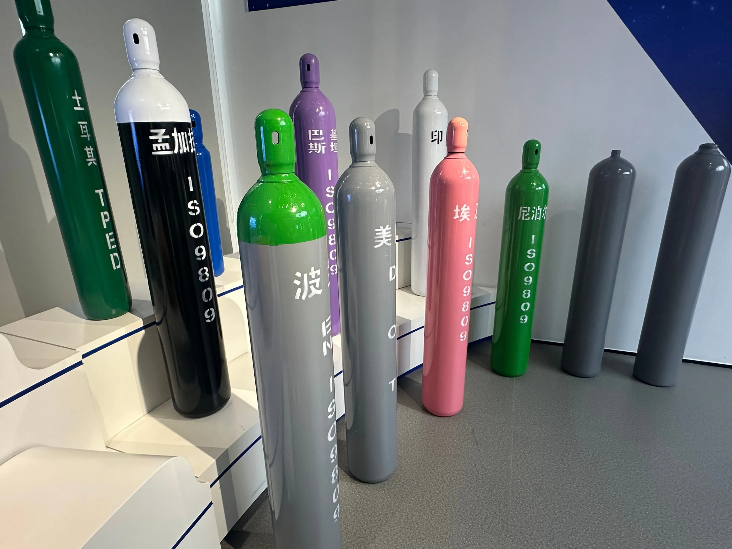 Pressure Vessel   ISO/DOT-3al Aluminum Gas Cylinders Store High Purity Gas, Calibration Gas, Electronic Grade Gas