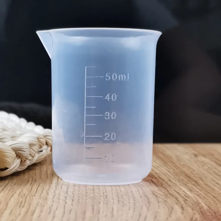 Wholesale laboratory  50ml 100ml 250ml 300ml 500ml 1000ml plastic measuring beaker