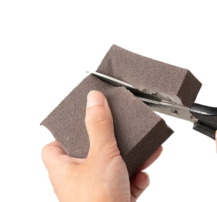 Kitchen Scouring Pad Washing Pot Emery sponge Double-sided Sponge Block Daily Necessities Cleaning Dishes_1