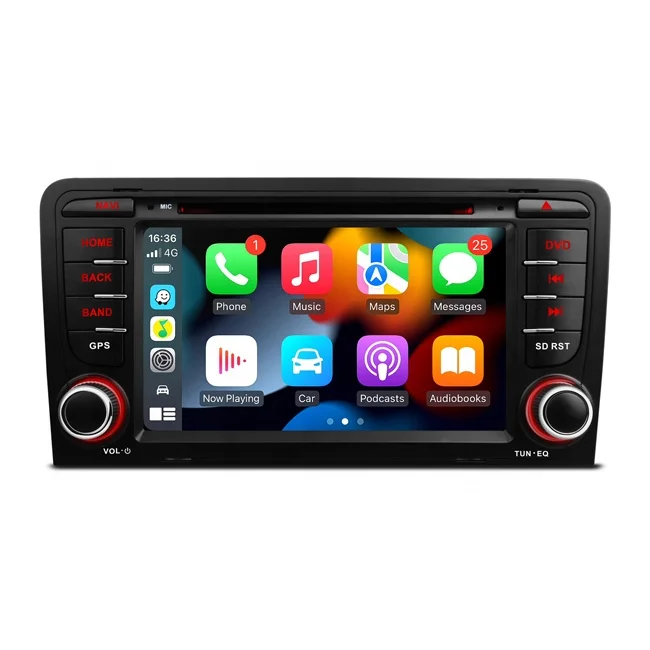 7 inch Car Touch Screen Android Stereo With Dual UI Switchable Support 1080P Video Screen Mirroring Split Screen for Audi A3