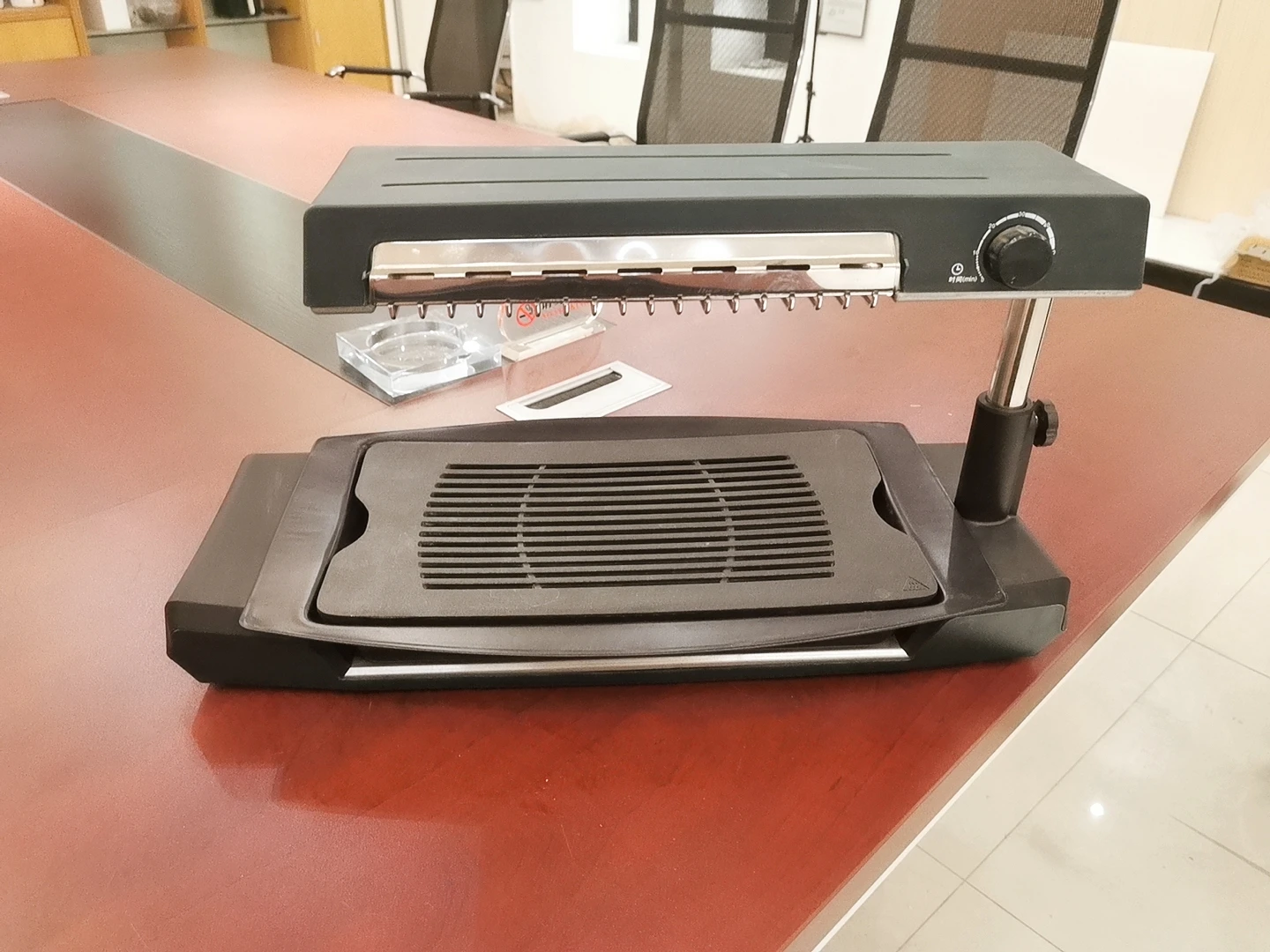 1300W 220V Smokeless 3 in 1 Grill & Griddle Electric Indoor Grill with Adjustable Temperature bottom grill