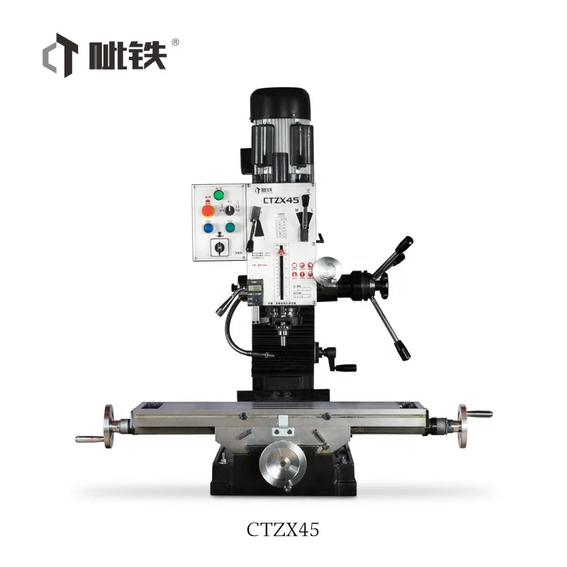 ZX7045  CTZX45  JYP290VF Mill drill machine Universal drilling milling lathe