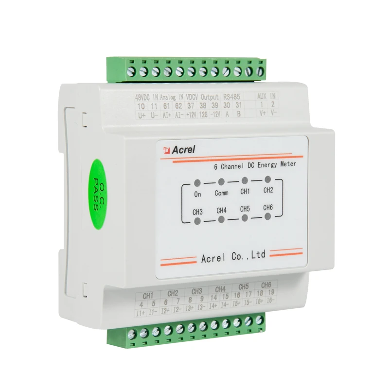 Acrel AMC16-DETT DC Energy Electric Meter rs485 Modbus for Telecom Tower Base Station Equipment Power Monitoring