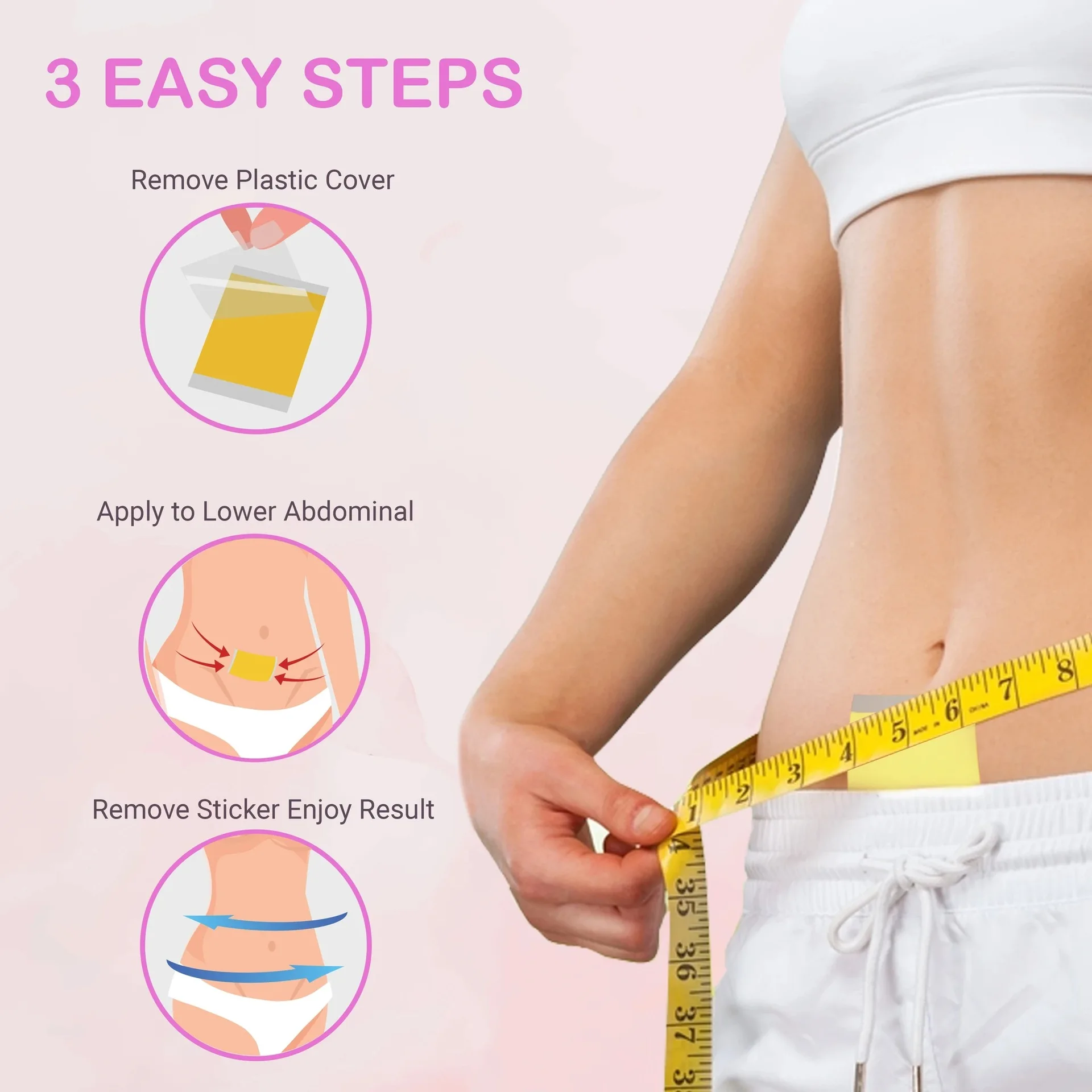 100PCS Chinese Medicine Slimming Navel Sticker Weight Lose Products Slim Patch Burning Fat Patches Hot Shaping Slimming  Sticker