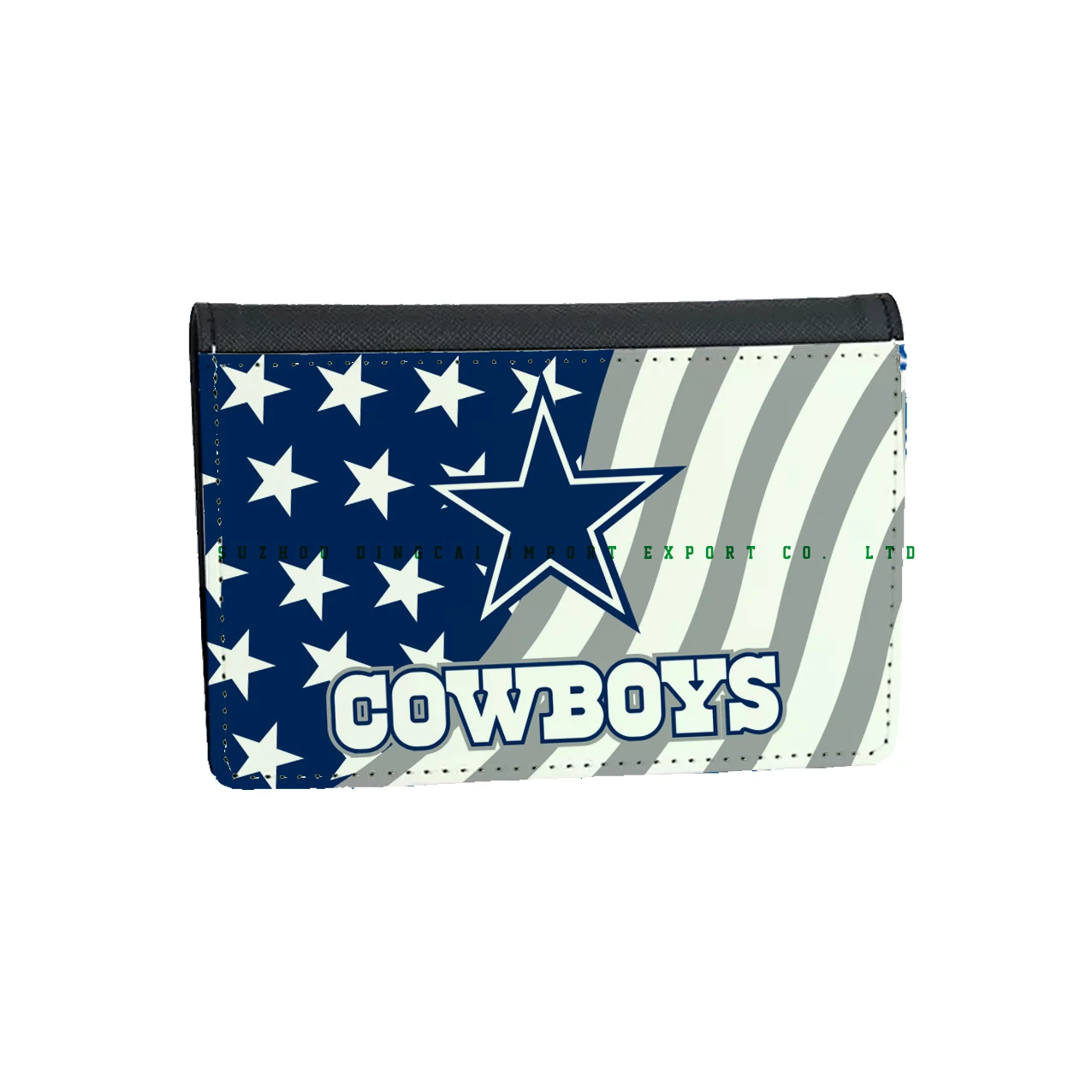 Custom 14.6X9cm Passport Cover  PU Leather Dallas Cowboys  Passport Holder Cover Case with Card Slot (1600697396424)